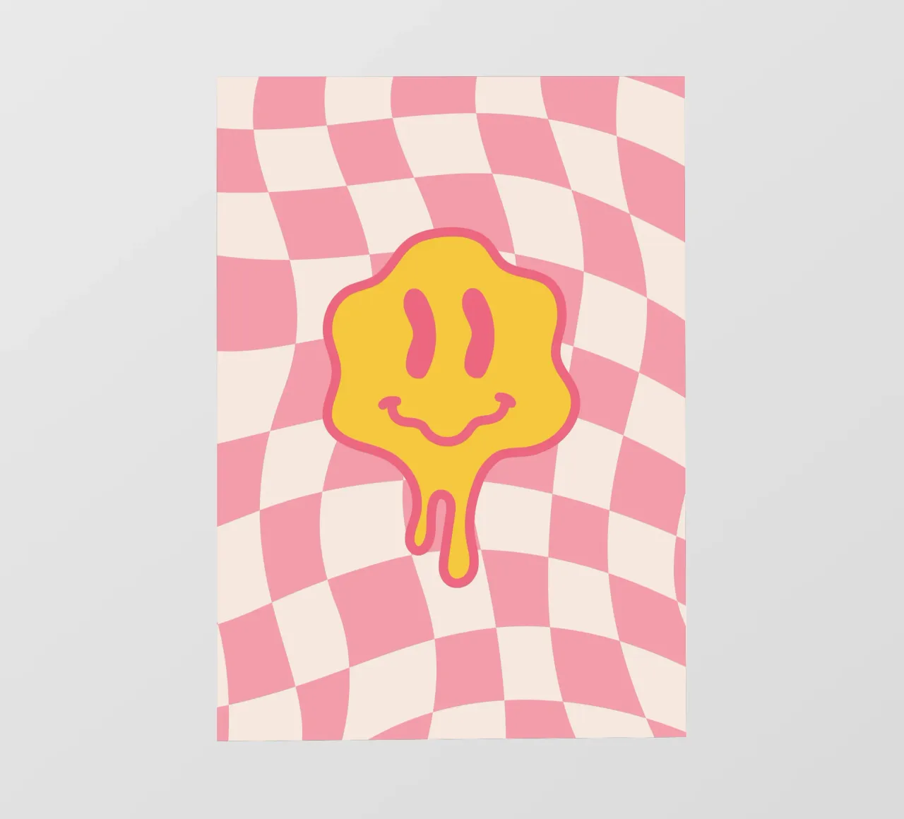 Melting Smile Print - Mural psicodélico lámina retroiluminada de Studio Mooodz