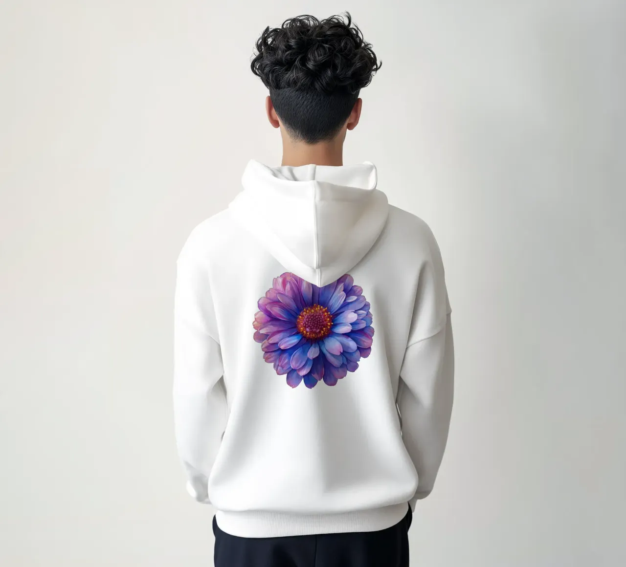 Fiore di aster 2 felpa con cappuccio da Bold Blooms
