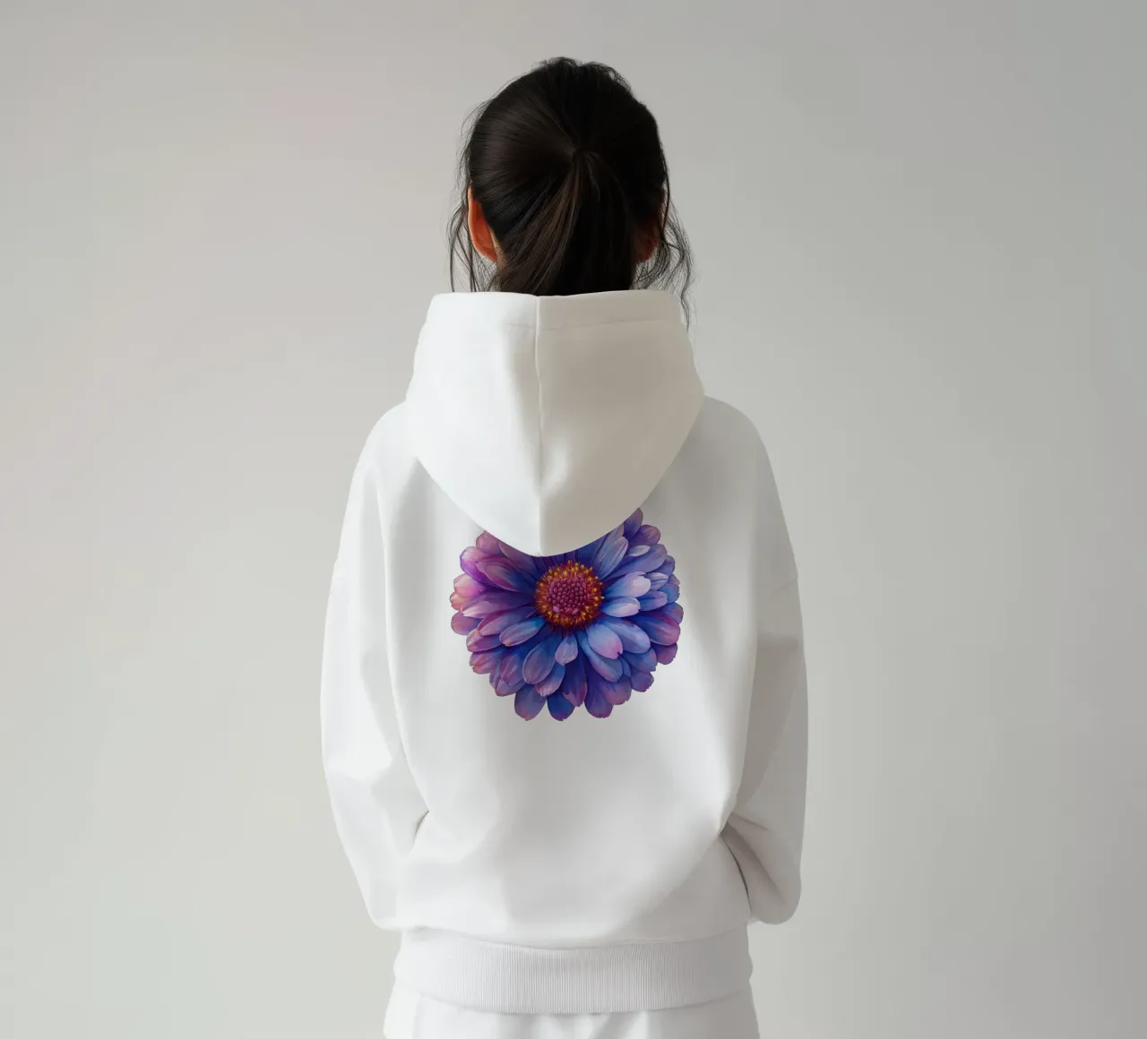 Fiore di aster 2 felpa con cappuccio da Bold Blooms