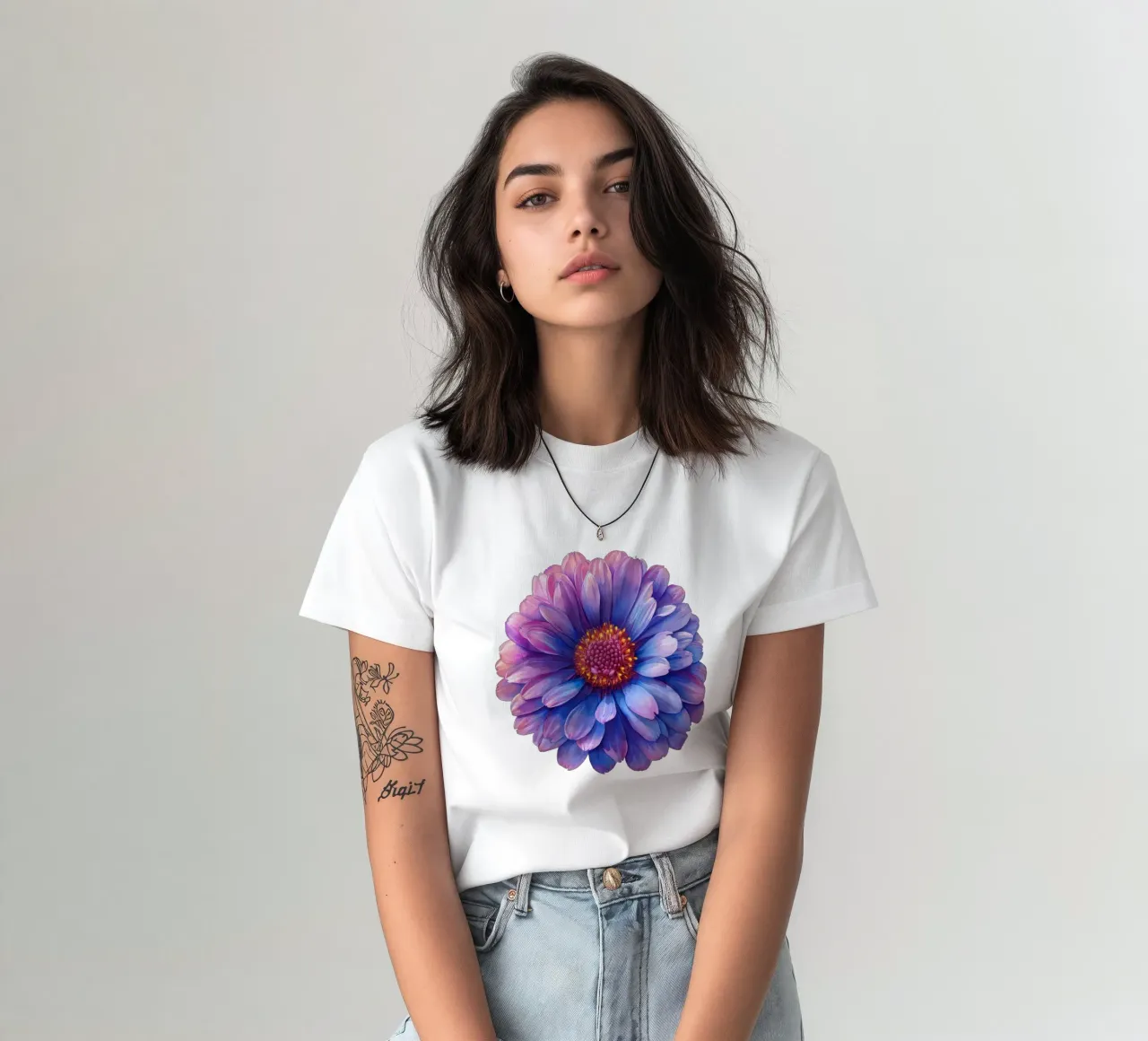 Aster Flower 2 t-shirt by Bold Blooms