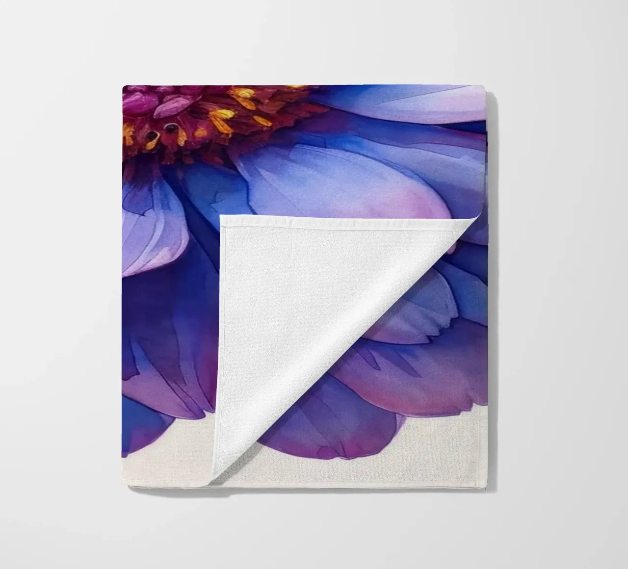 Aster Flower 2 beach towel by Bold Blooms
