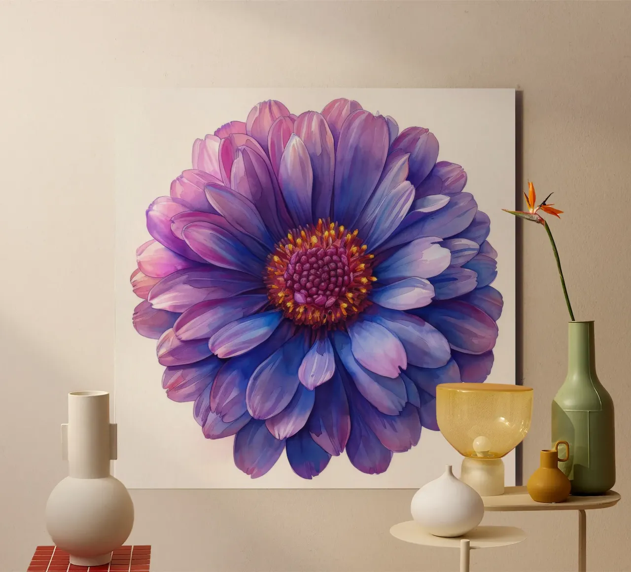 Aster Flower 2 alu-dibond by Bold Blooms