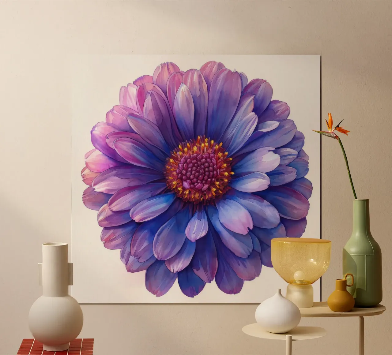 Aster Flower 2 hahnemühle by Bold Blooms