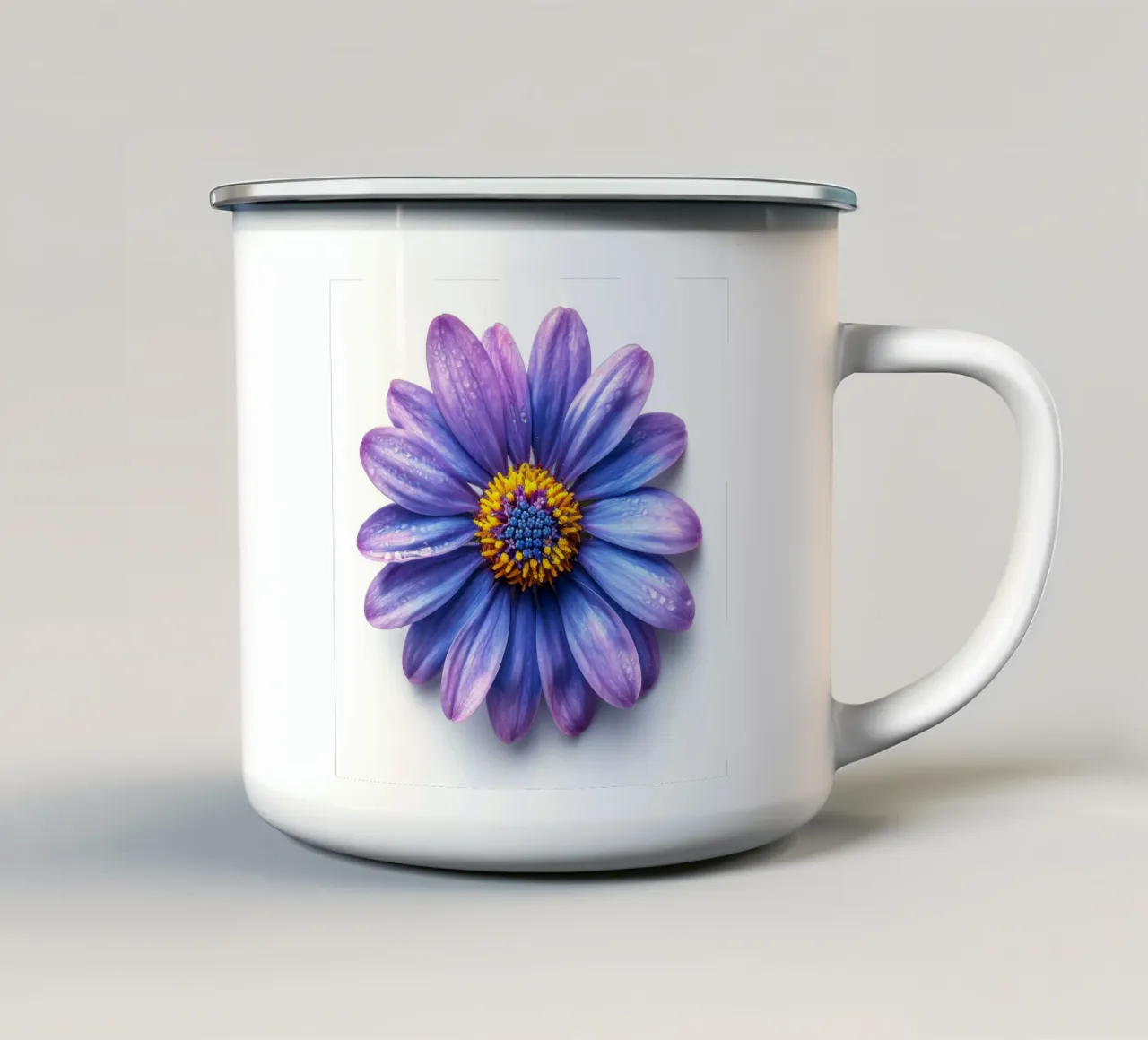 Fiore di aster 3 tazza in smalto da Bold Blooms