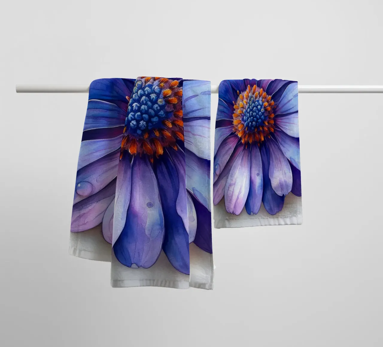 Fiore di aster 1 asciugamano da bagno da Bold Blooms