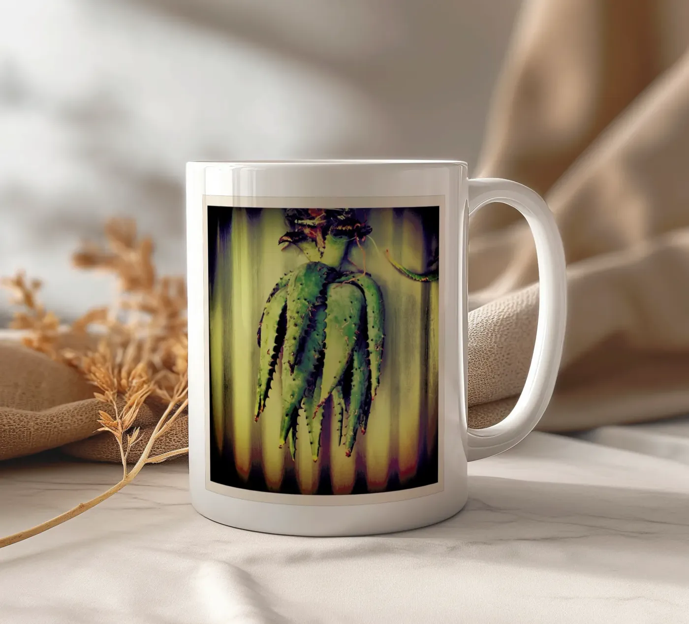 Décor ceramic mug by Ballack Art House