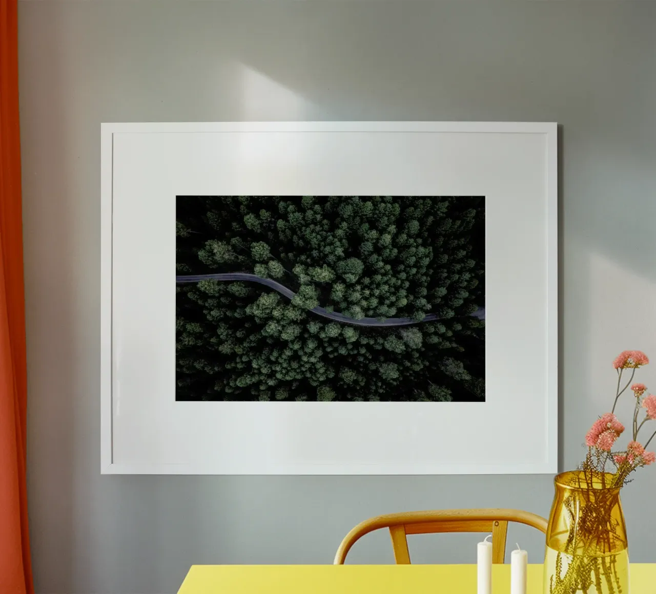 From Above - Antonio Carrillo Lopez poster con telaio in legno da Pictufy