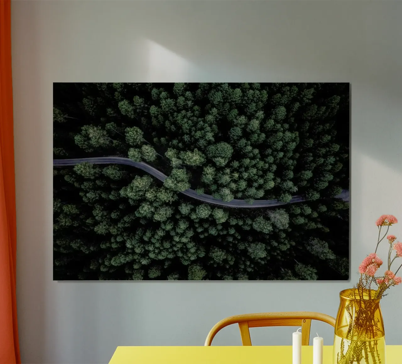 From Above - Antonio Carrillo Lopez poster con telaio in legno da Pictufy