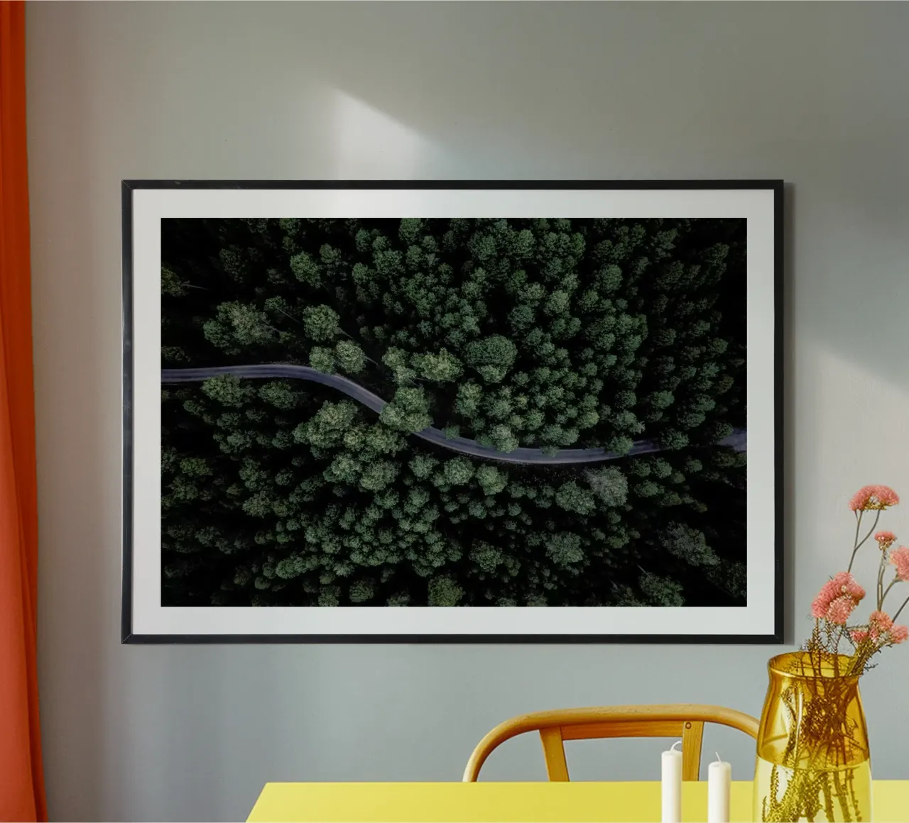 From Above - Antonio Carrillo Lopez poster con telaio in legno da Pictufy
