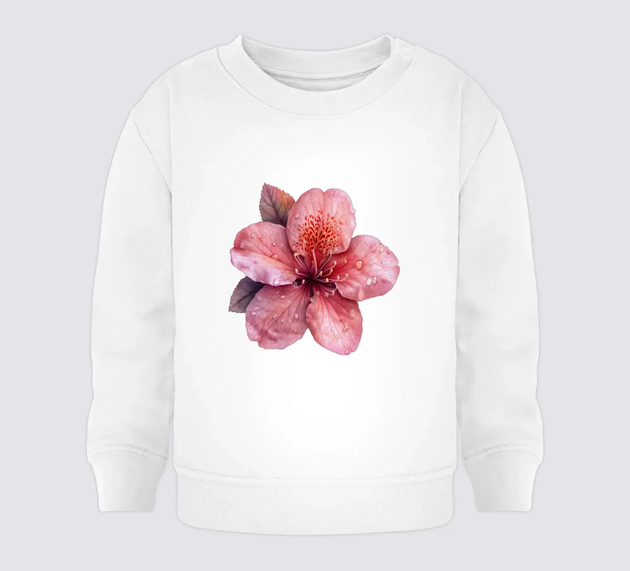 Fiore di azalea 2 felpa neonato da Bold Blooms