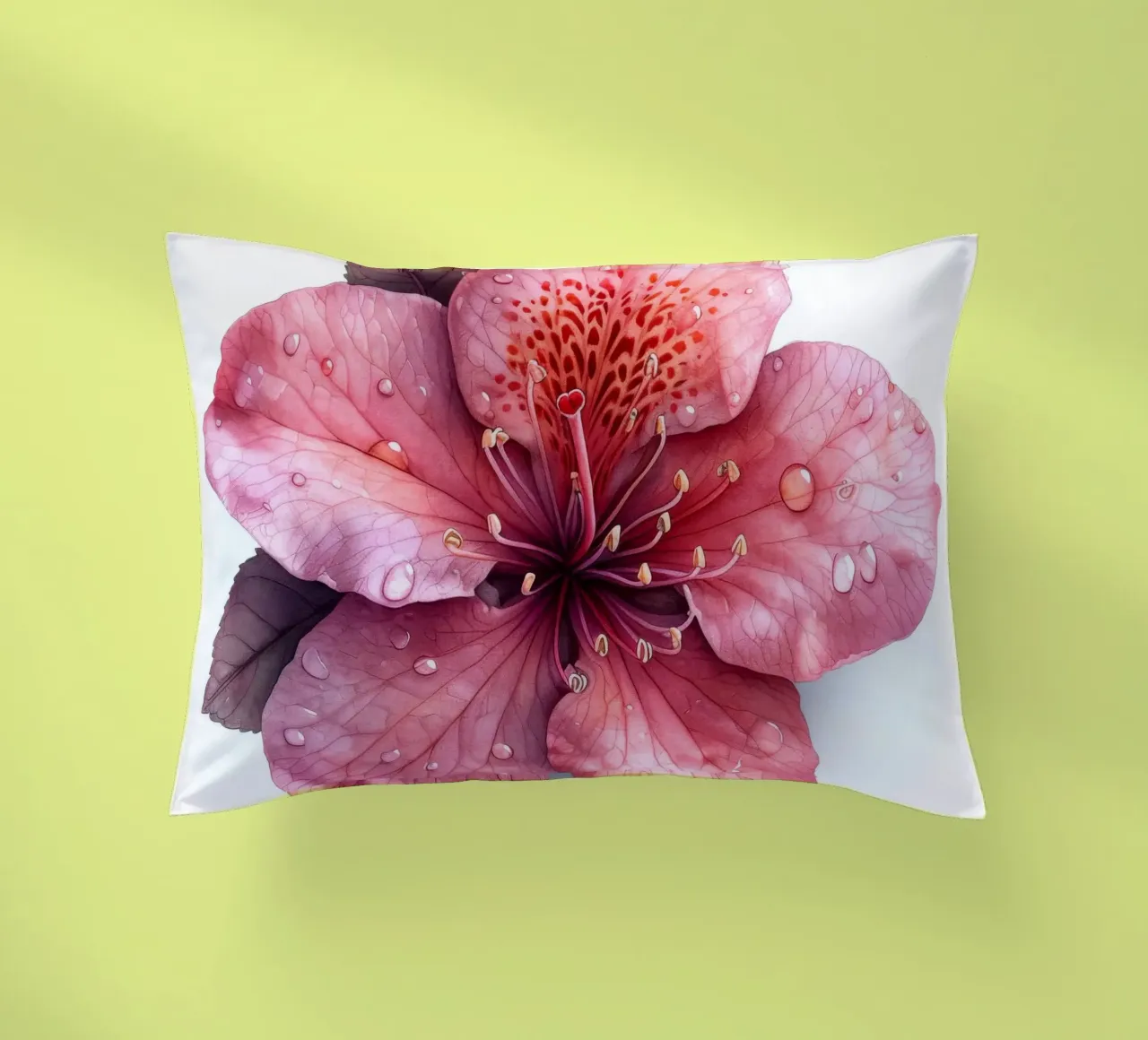 Fiore di azalea 2 cuscino da Bold Blooms