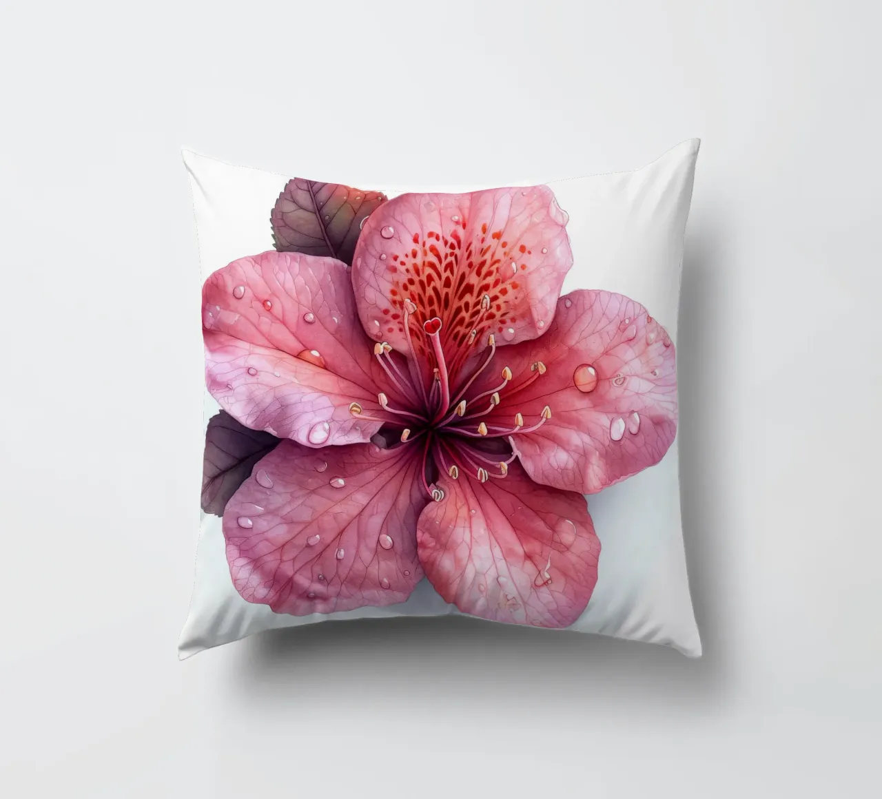 Fiore di azalea 2 cuscino da Bold Blooms