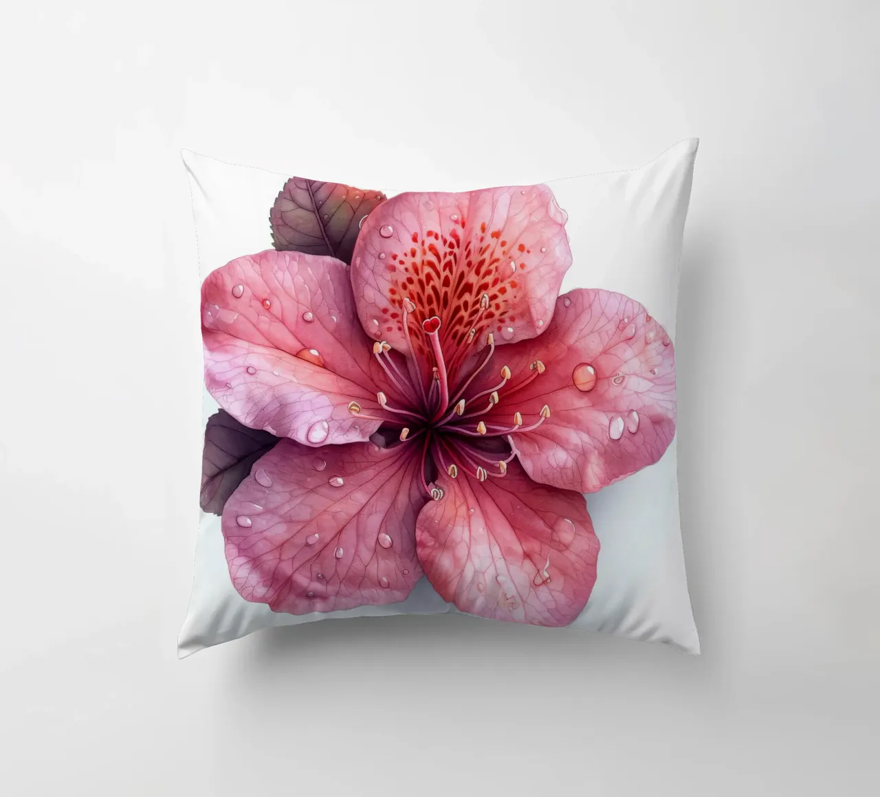 Fiore di azalea 2 cuscino da Bold Blooms