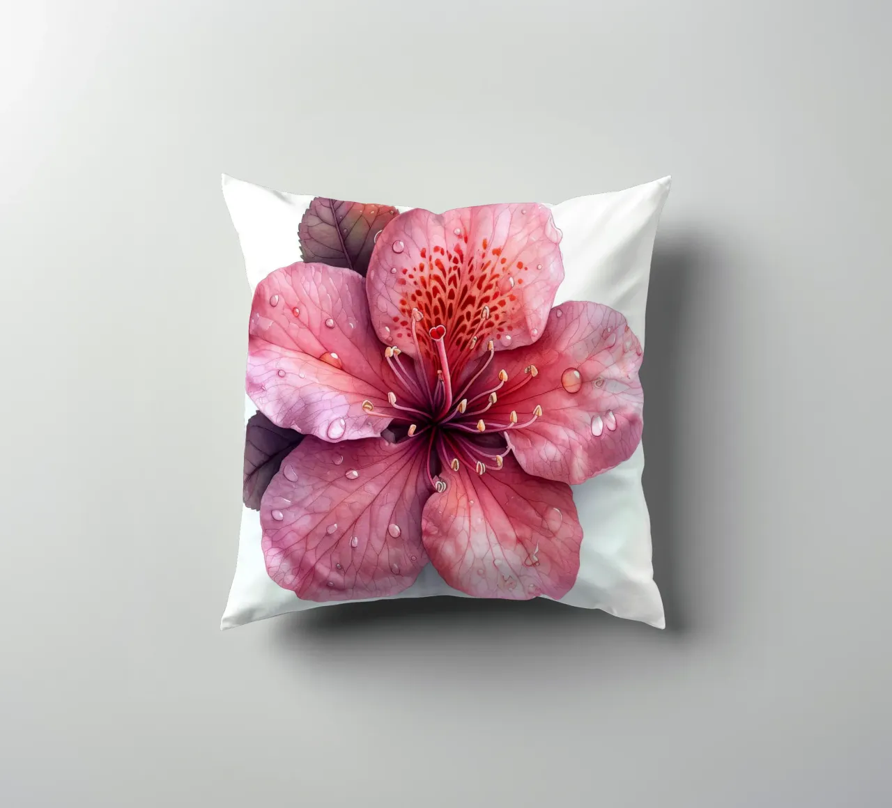 Fiore di azalea 2 cuscino da Bold Blooms