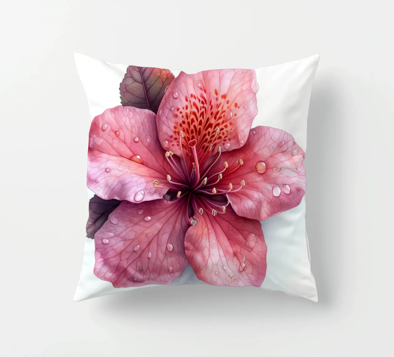 Fiore di azalea 2 cuscino da Bold Blooms