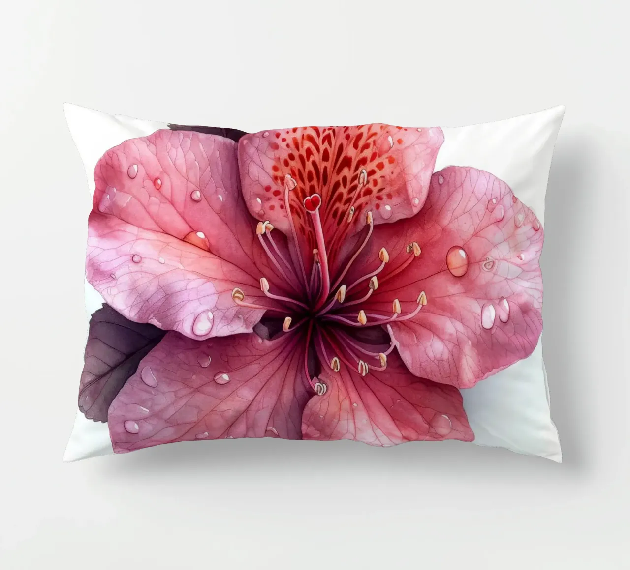 Fiore di azalea 2 cuscino da Bold Blooms