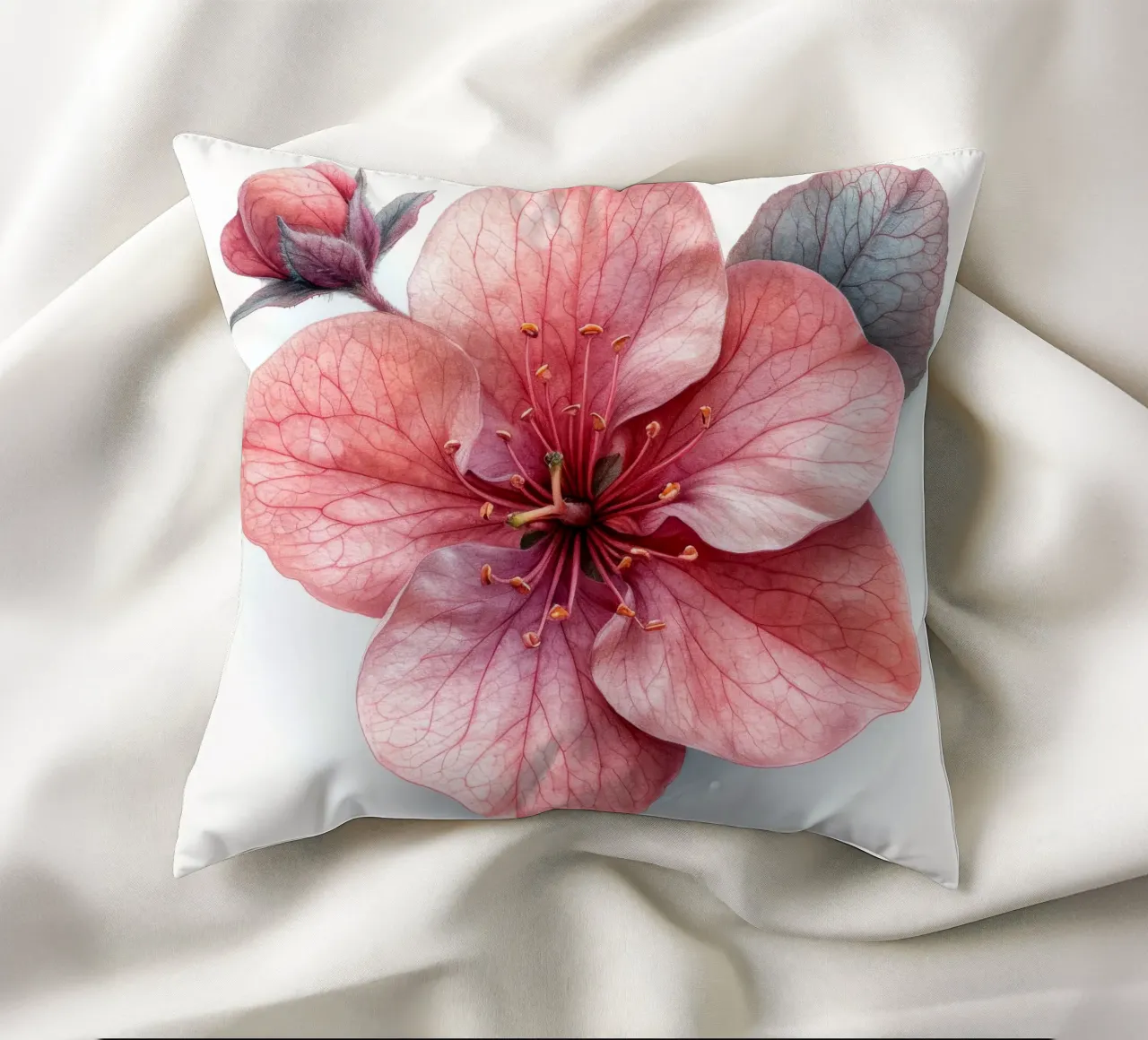 Fiore di azalea 3 cuscino da Bold Blooms