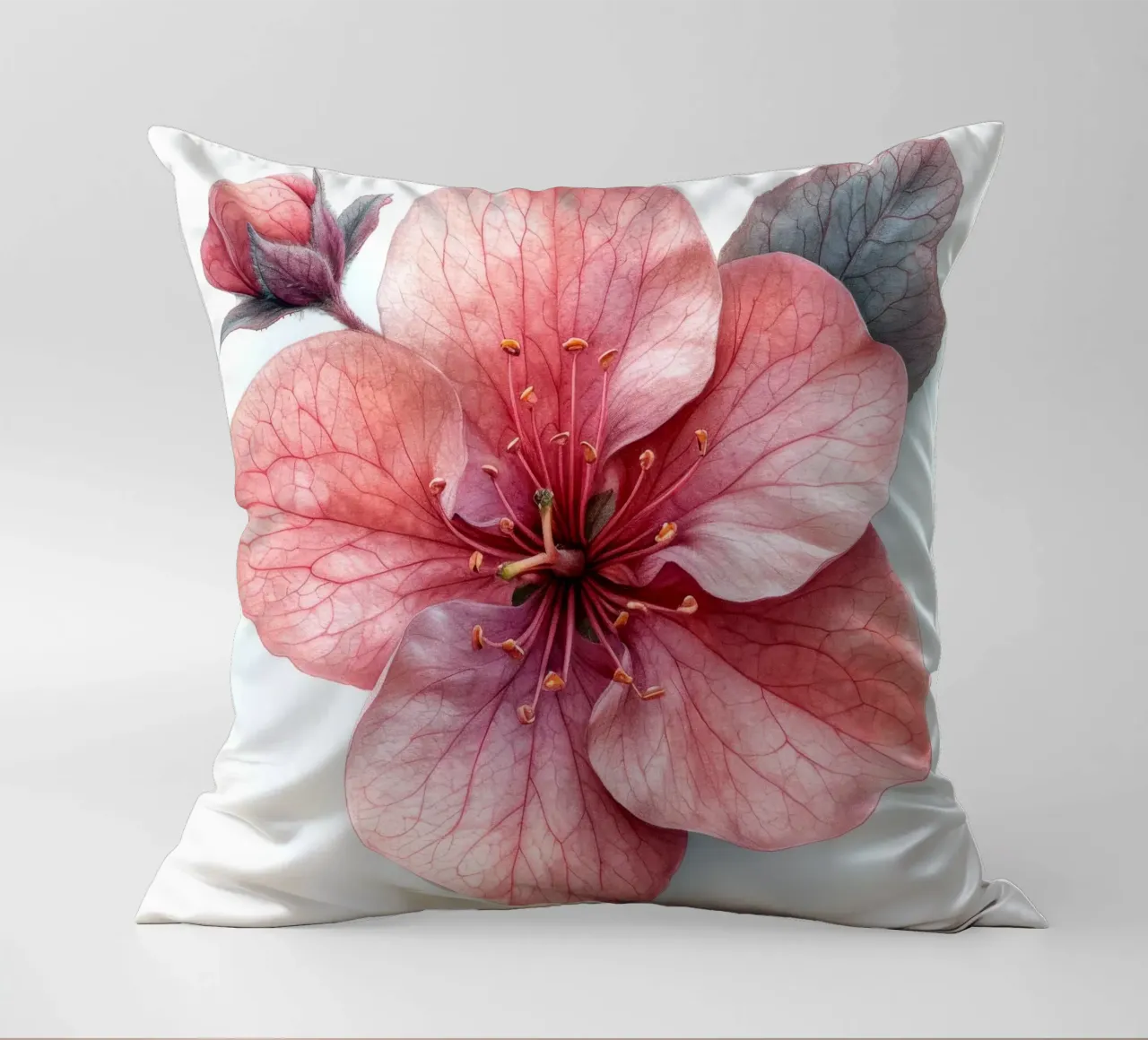 Fiore di azalea 3 cuscino da Bold Blooms