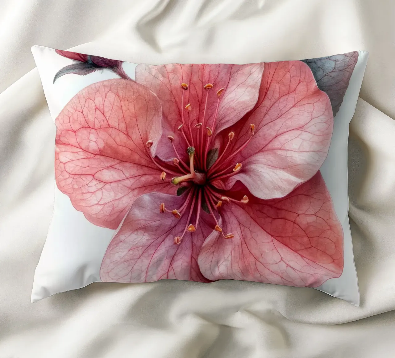 Fiore di azalea 3 cuscino da Bold Blooms