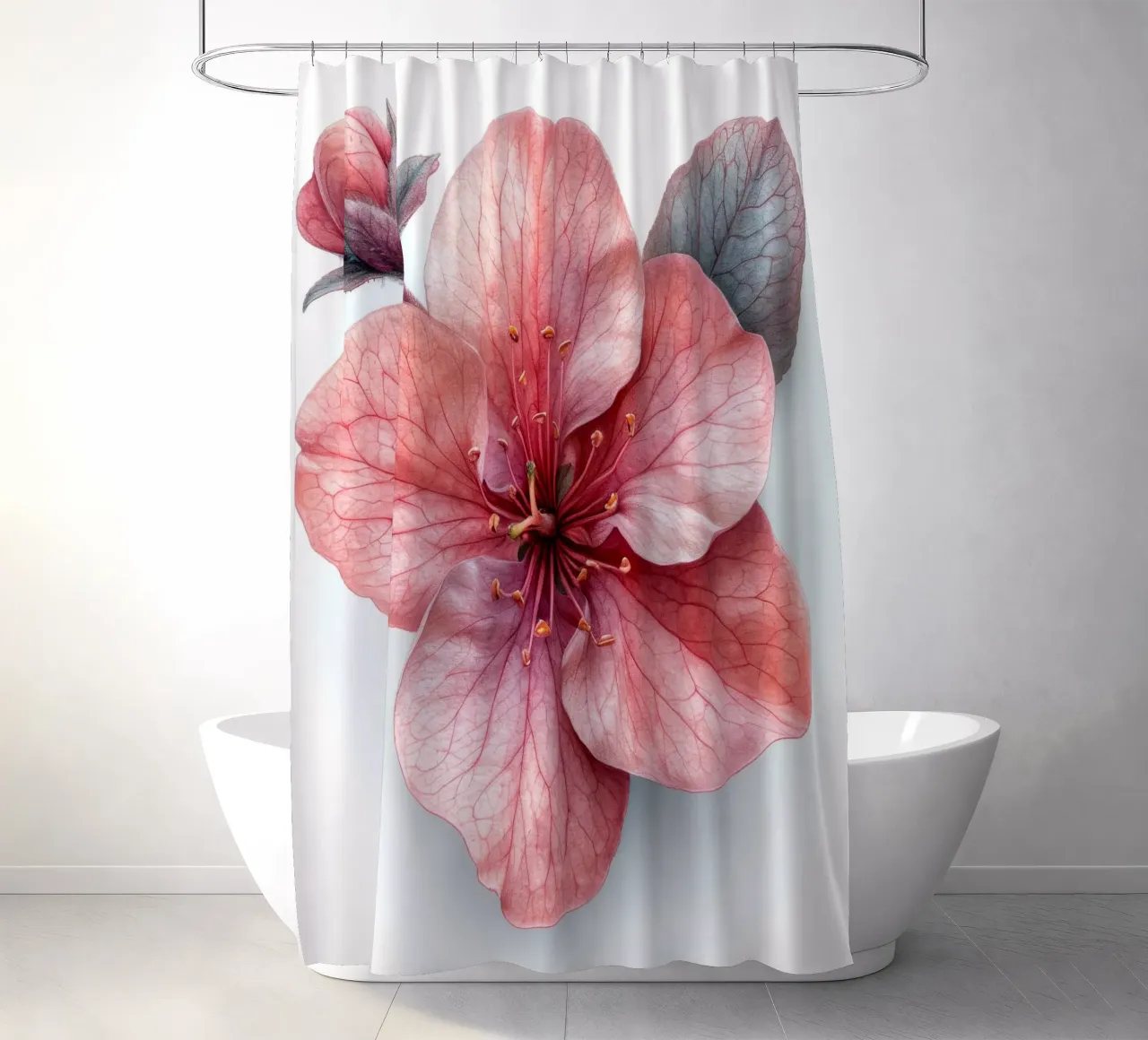 Fiore di azalea 3 tenda da doccia da Bold Blooms