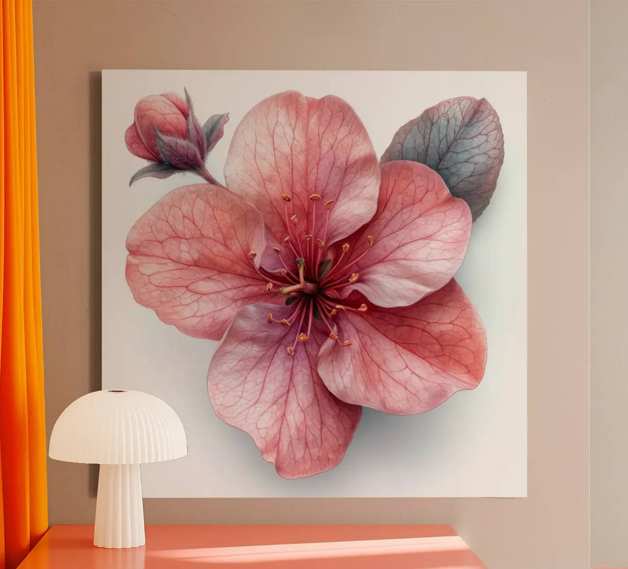 Fiore di azalea 3 tela con Cornice a cassetta da Bold Blooms