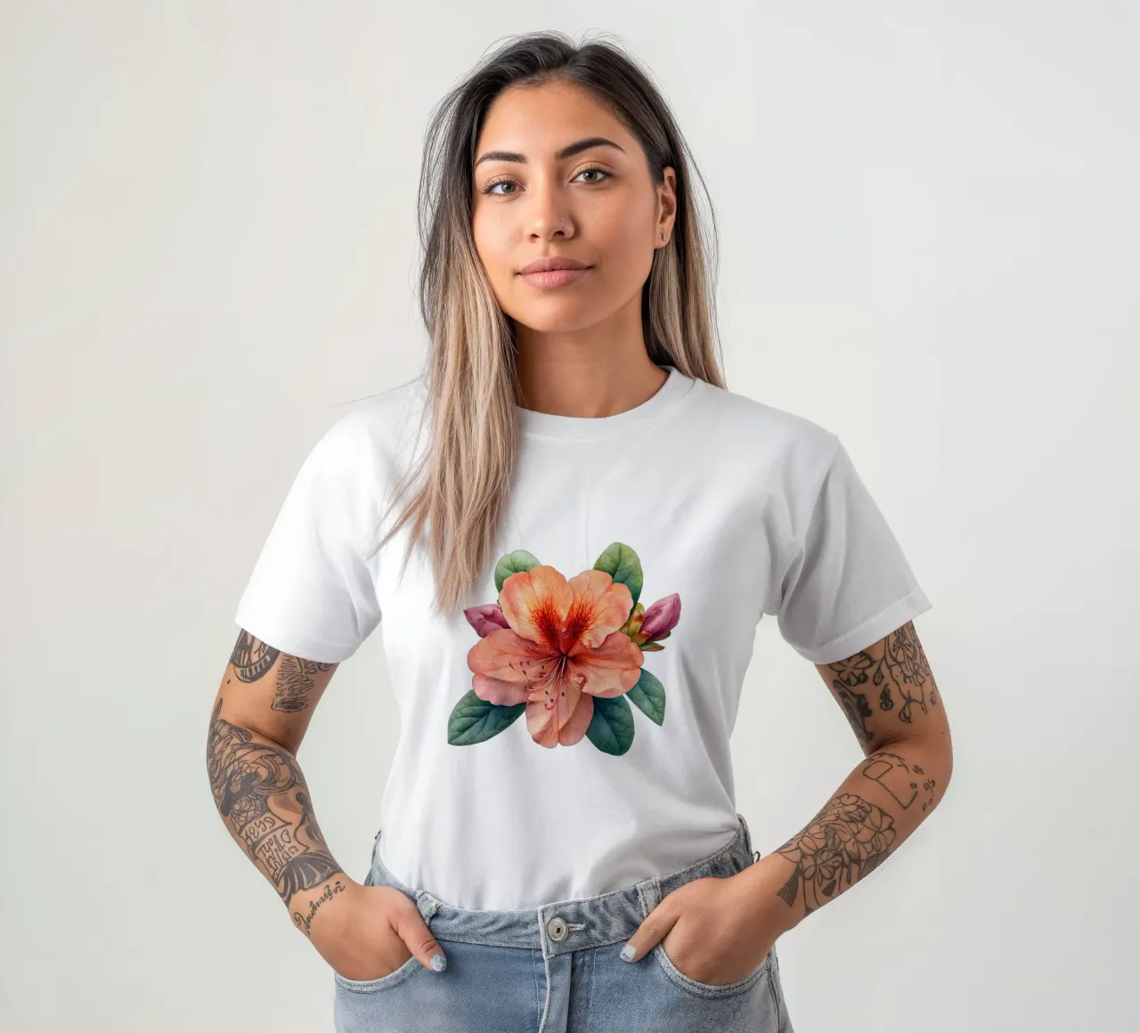 Fiore di azalea 4 t-shirt da Bold Blooms