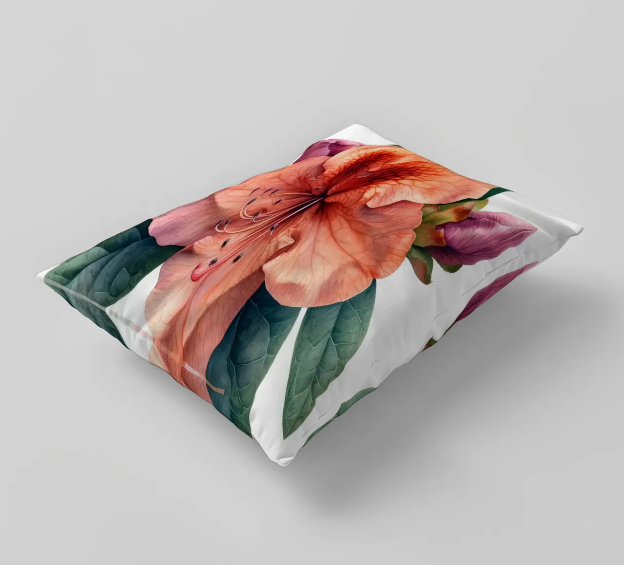 Fiore di azalea 4 cuscino da Bold Blooms