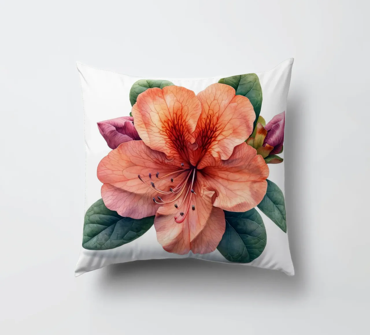 Fiore di azalea 4 cuscino da Bold Blooms