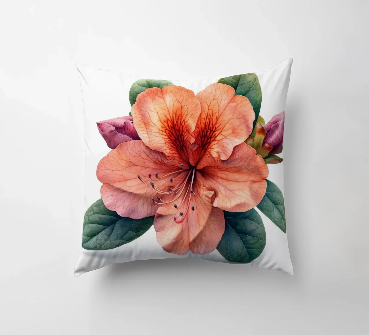 Fiore di azalea 4 cuscino da Bold Blooms