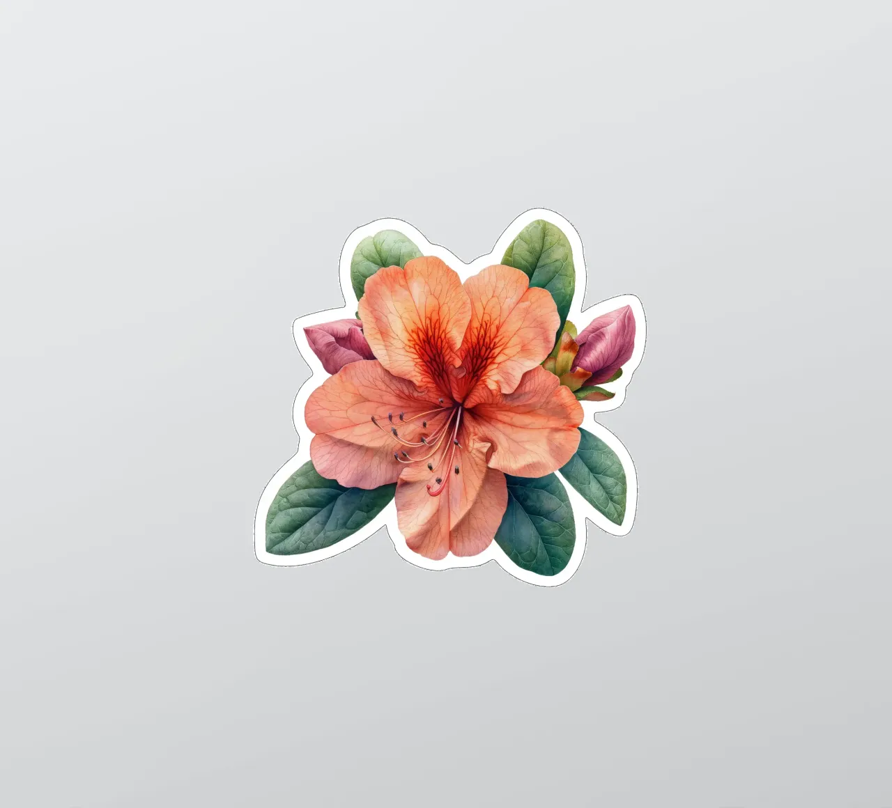 Fleur d'azalée 4 autocollant de Bold Blooms
