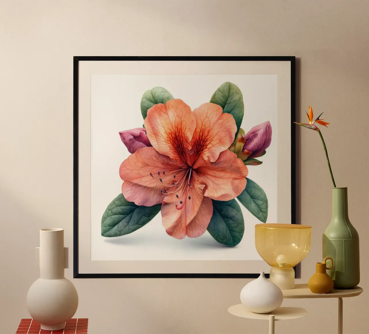 Fiore di azalea 4 carta hahnemühle da Bold Blooms