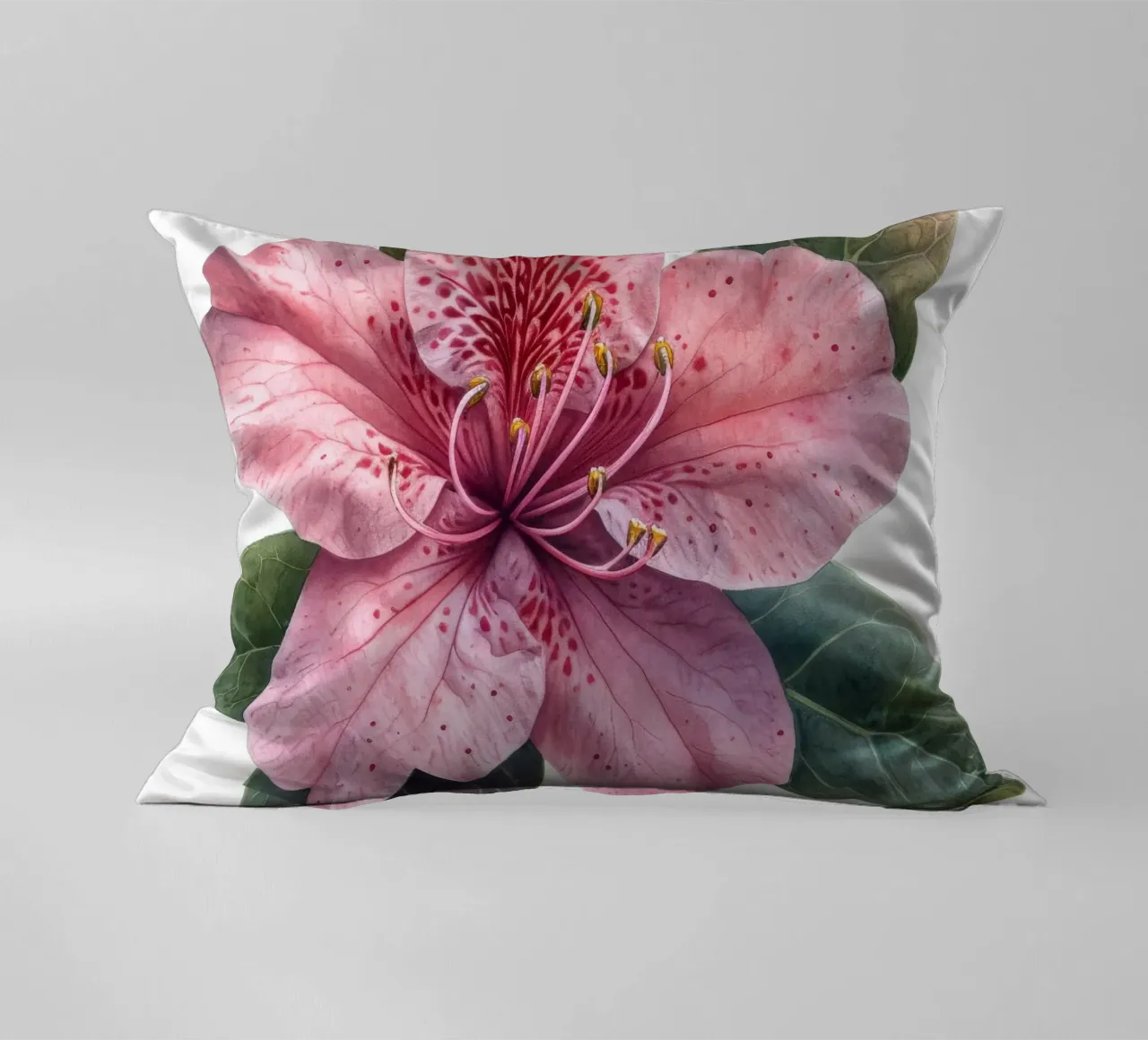 Fiore di azalea 1 cuscino da Bold Blooms