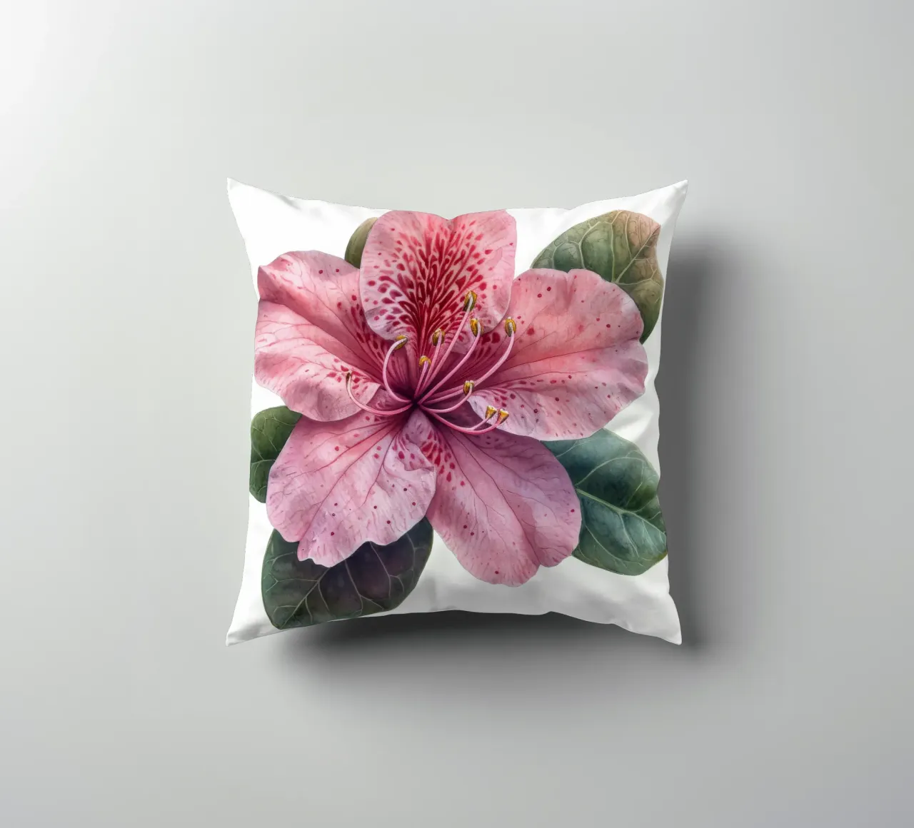 Fiore di azalea 1 cuscino da Bold Blooms