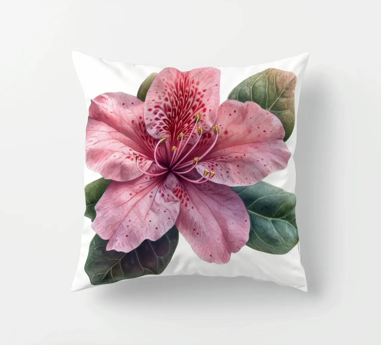Fiore di azalea 1 cuscino da Bold Blooms