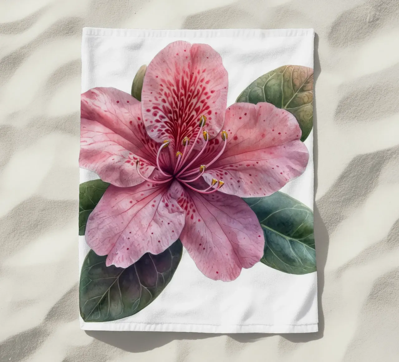Fiore di azalea 1 telo mare da Bold Blooms