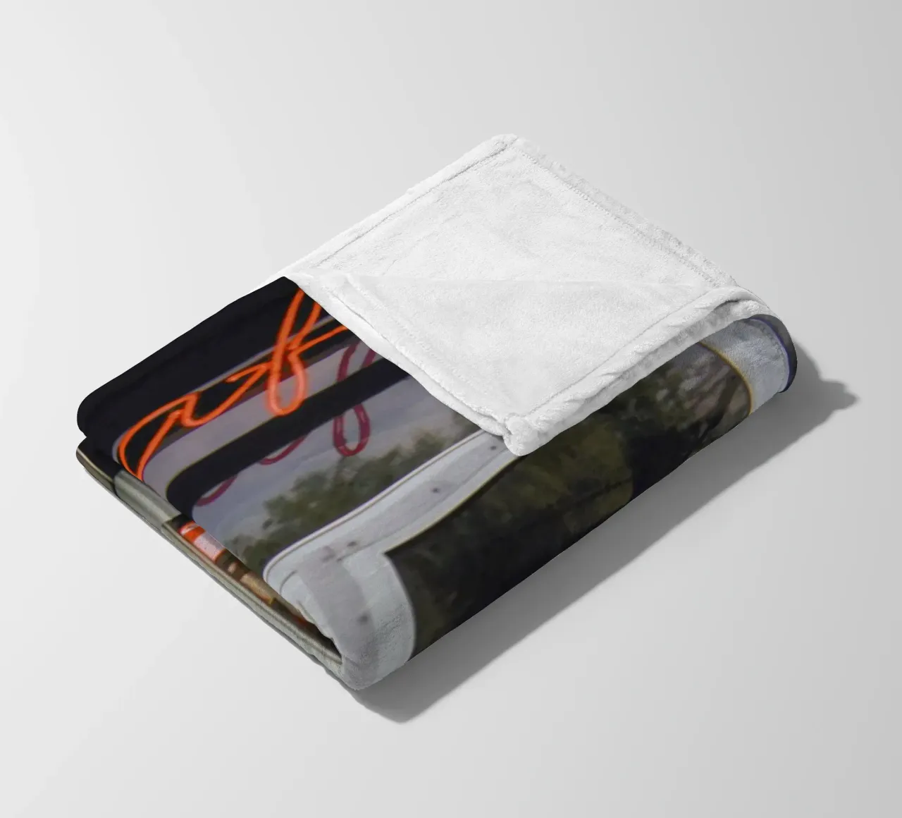 Berlin Café fleece blanket by Anja Hebrank Photography