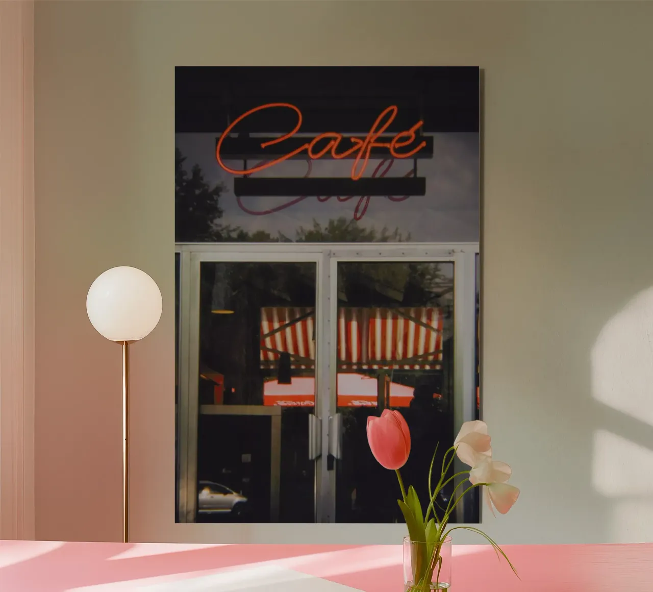 Berlin Café alu-dibond by Anja Hebrank Photography
