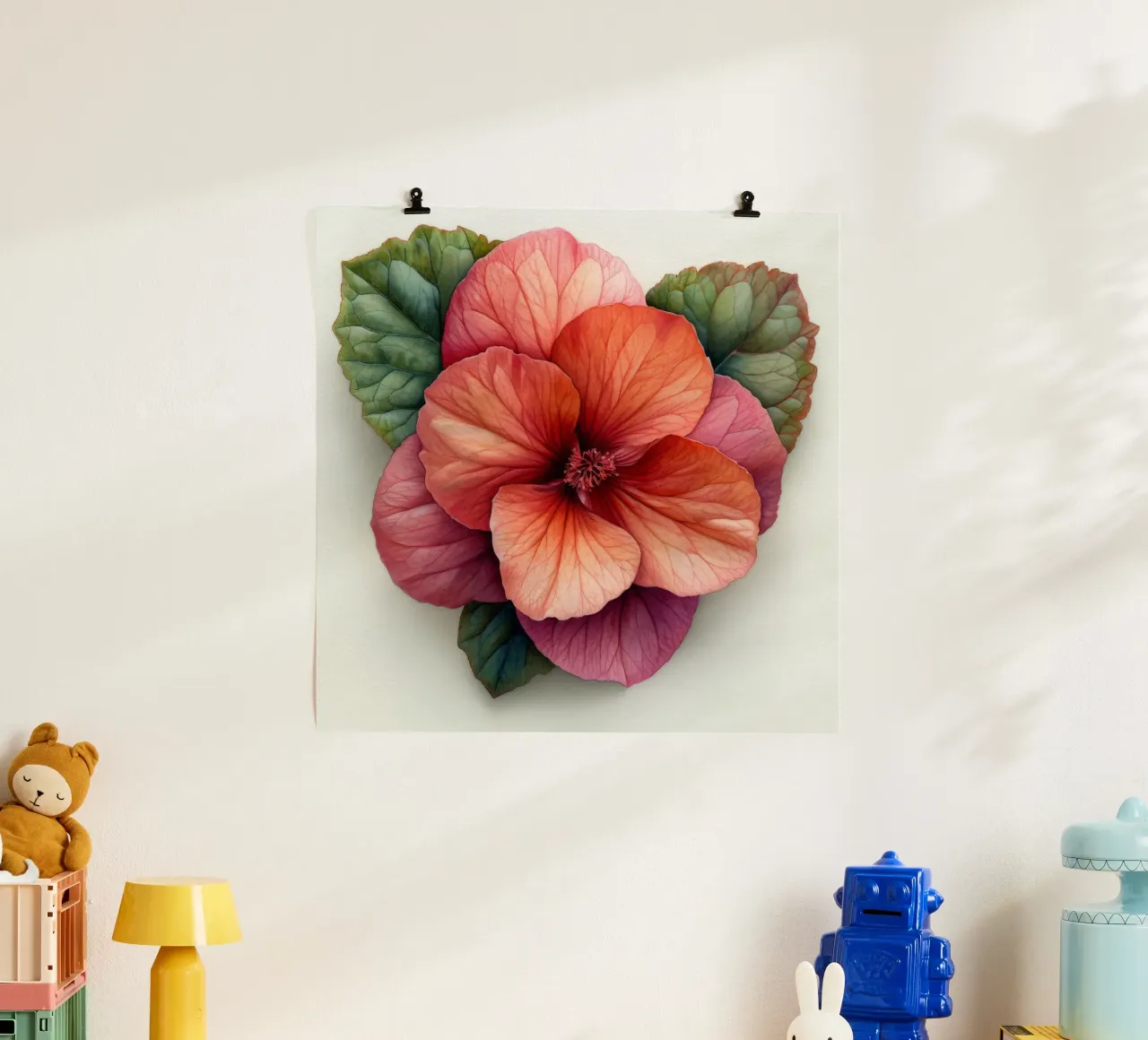 Fiore di begonia 2 poster da Bold Blooms