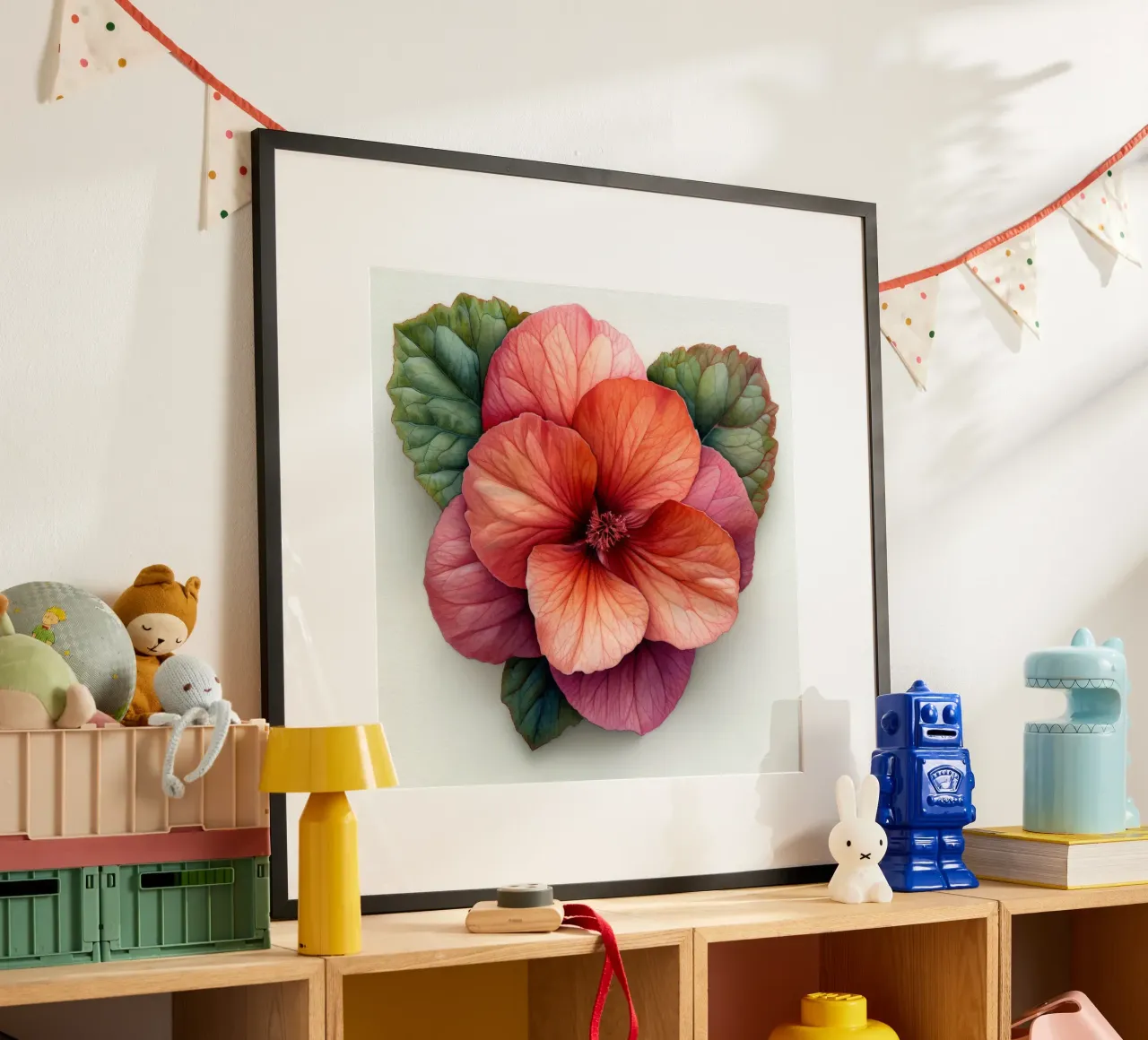 Fiore di begonia 2 poster da Bold Blooms