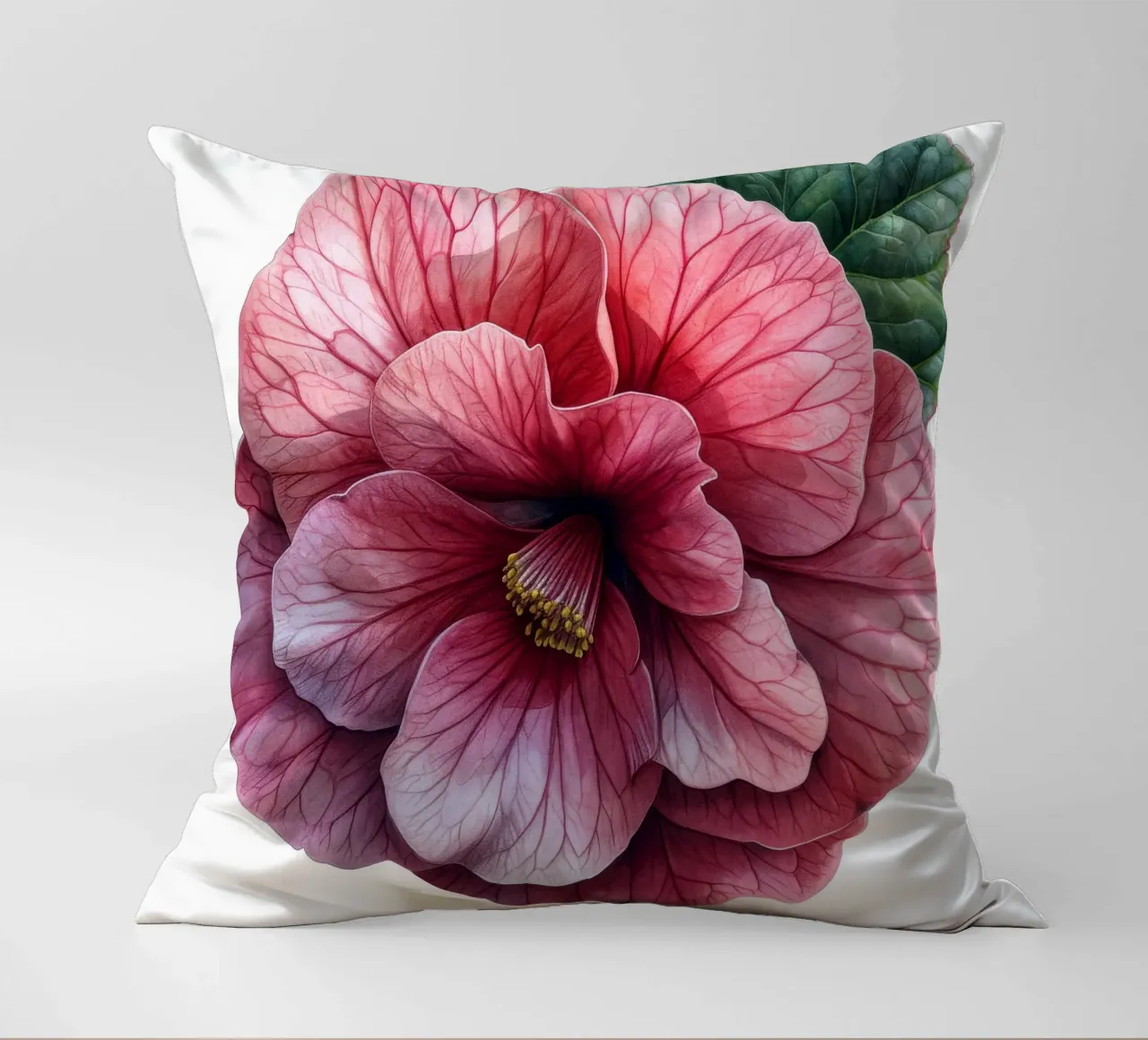 Fiore di begonia 3 cuscino da Bold Blooms