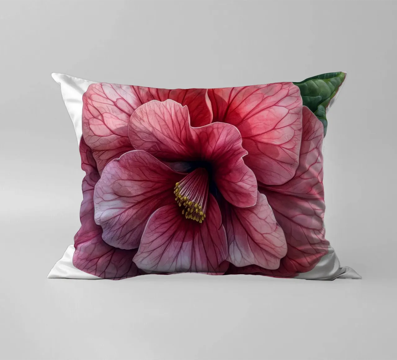 Fiore di begonia 3 cuscino da Bold Blooms