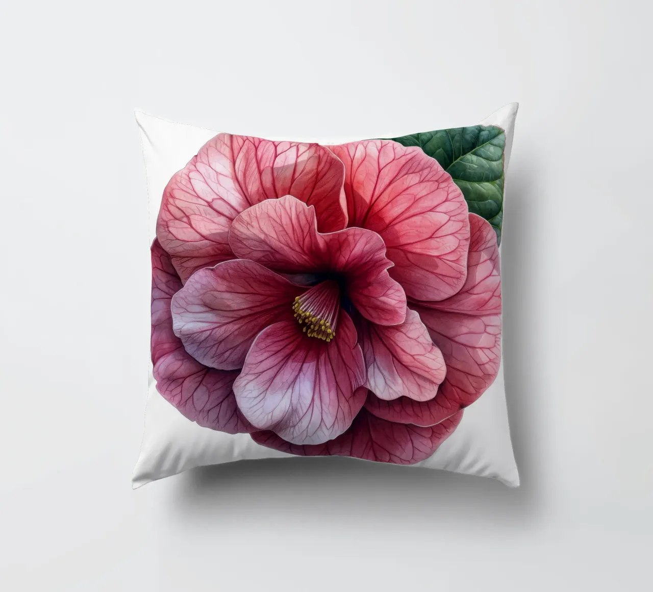 Fiore di begonia 3 cuscino da Bold Blooms