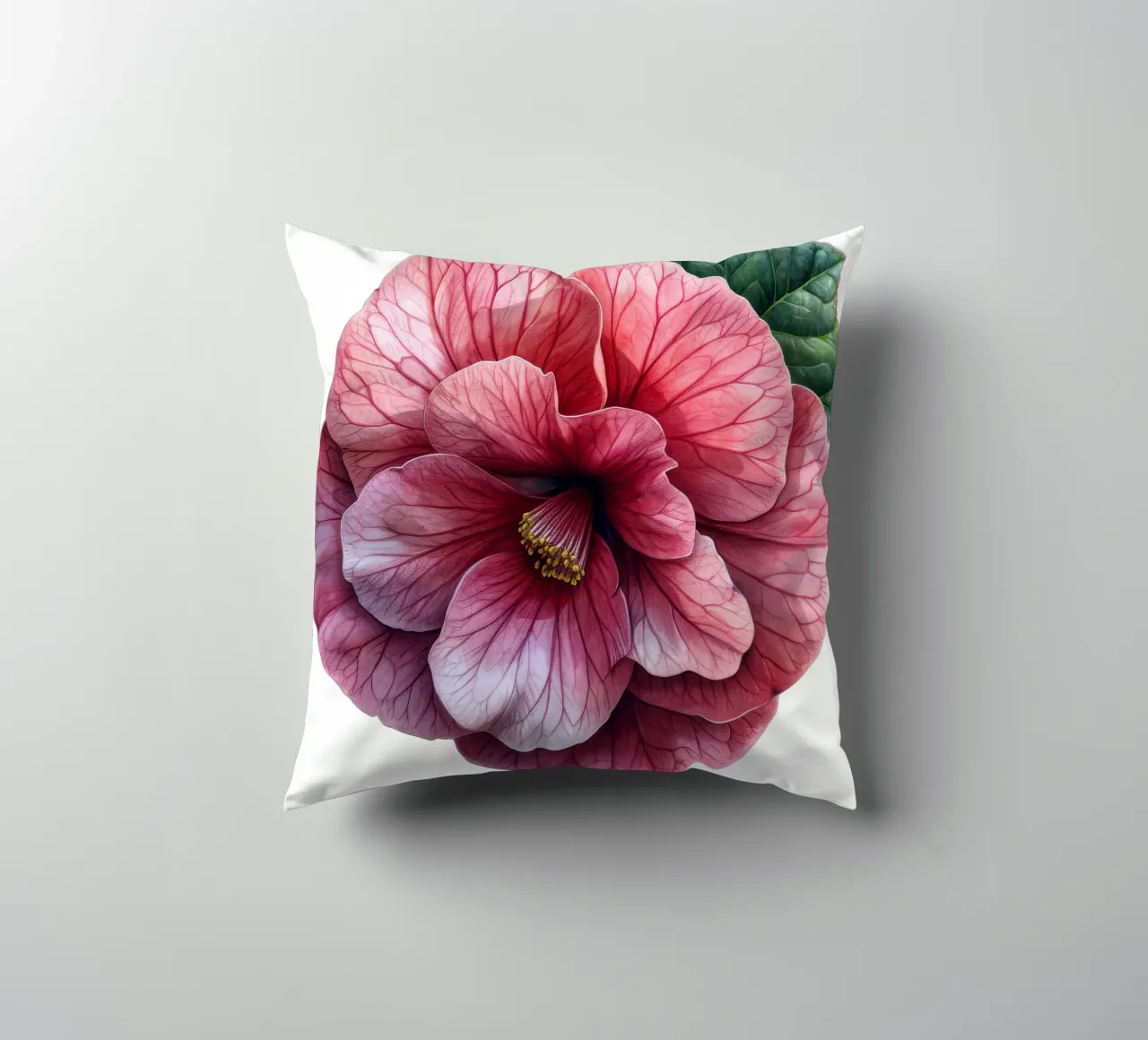 Fiore di begonia 3 cuscino da Bold Blooms