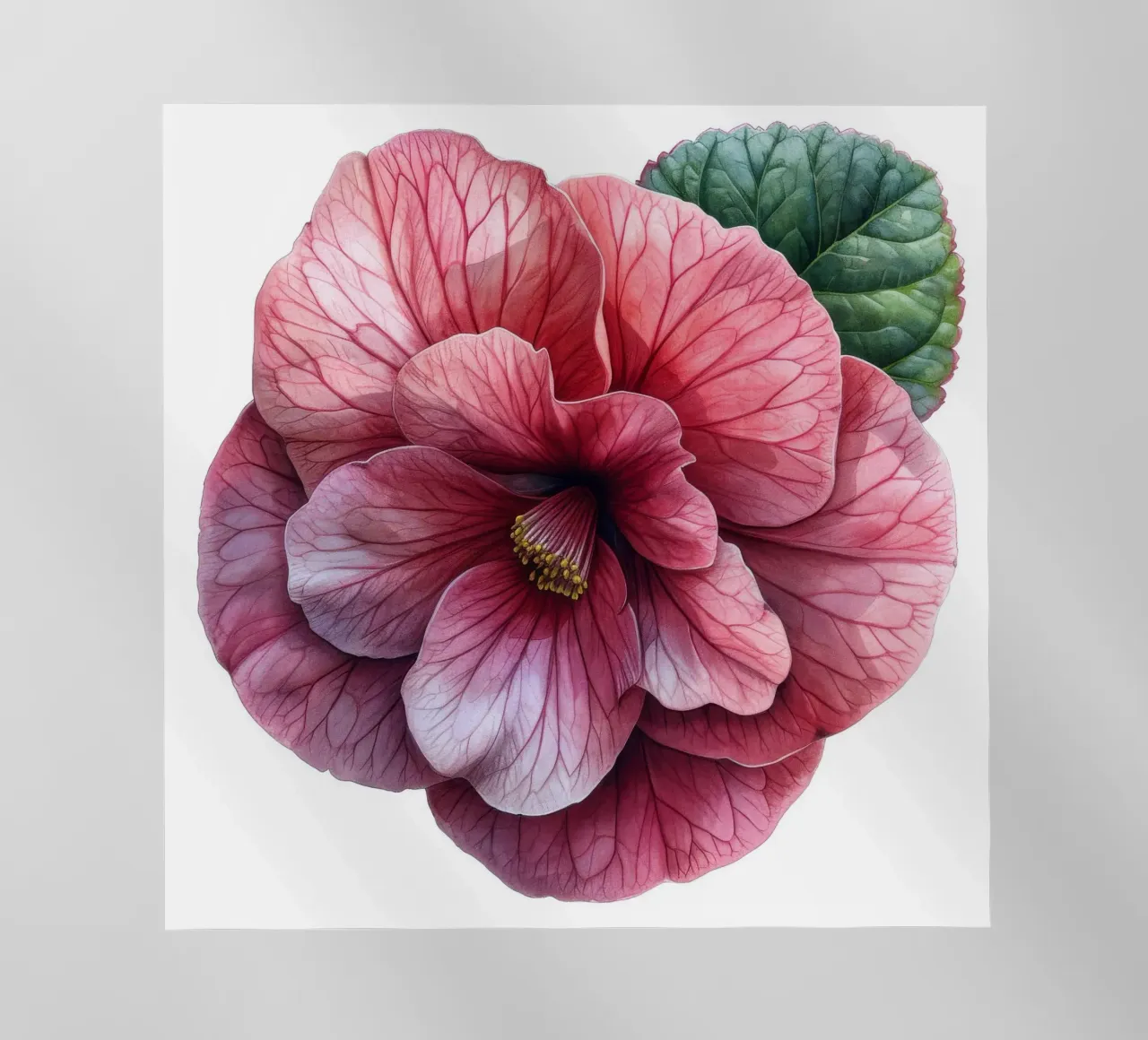 Fiore di begonia 3 pellicola backlit da Bold Blooms