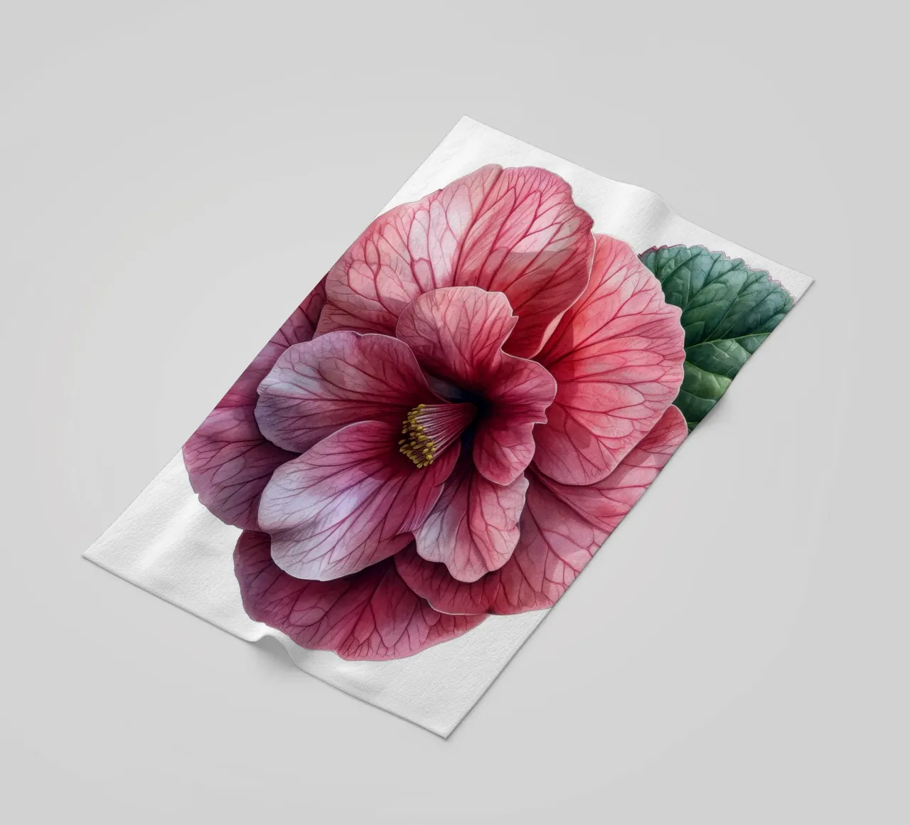Fiore di begonia 3 telo mare da Bold Blooms