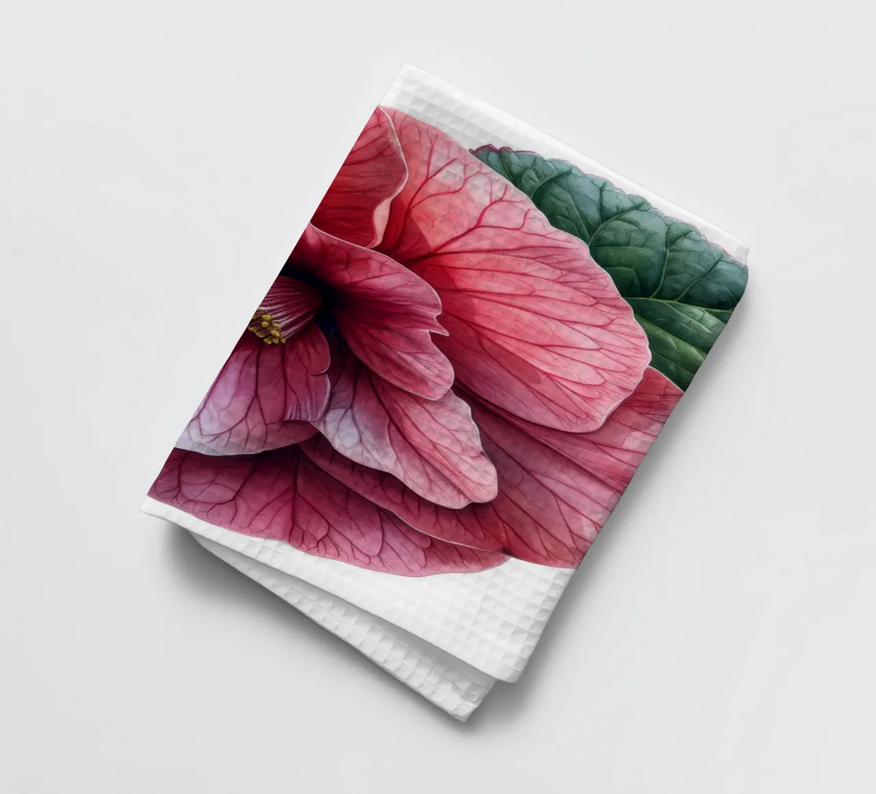 Fiore di begonia 3 canovaccio da cucina da Bold Blooms