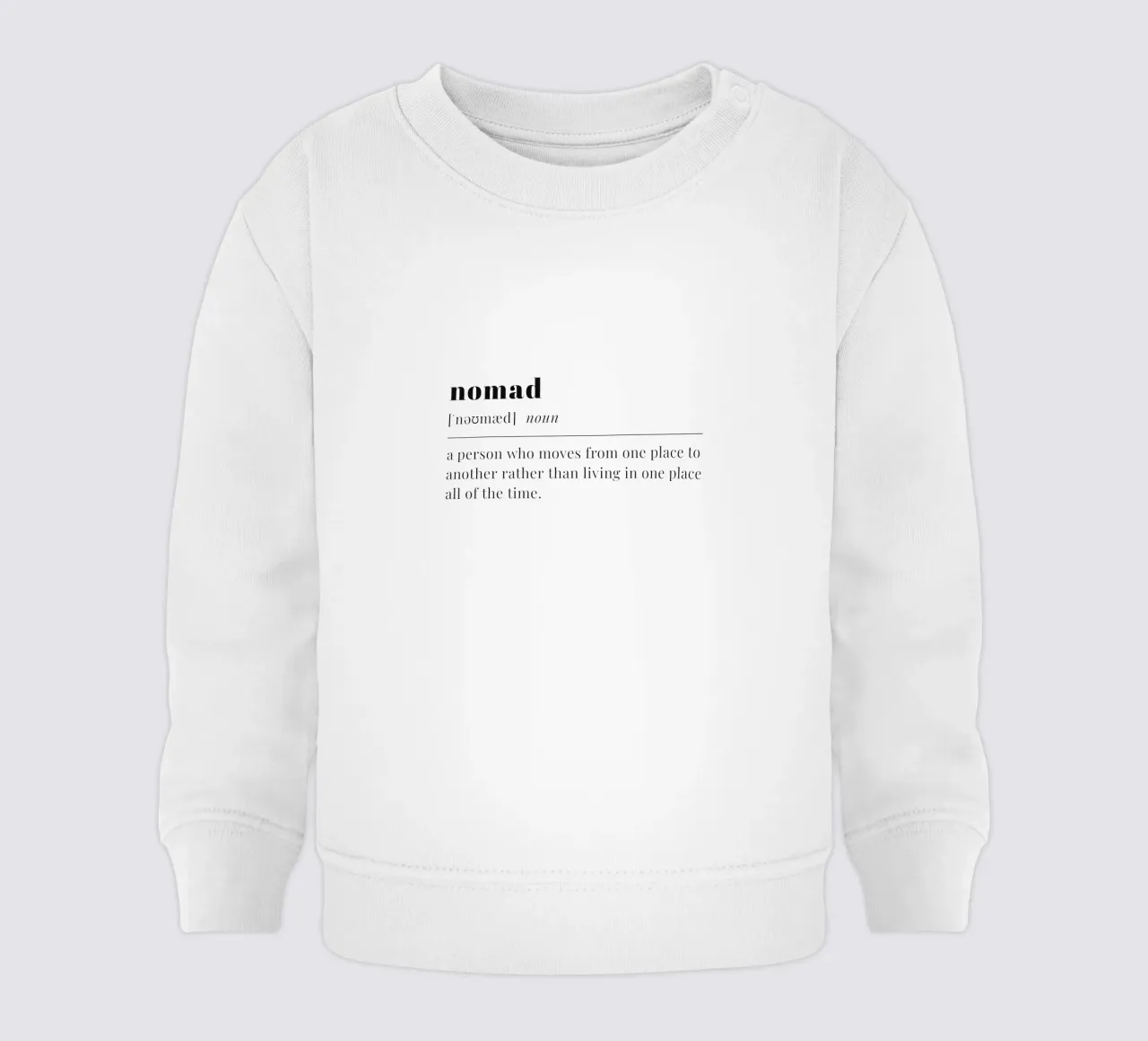 nomad felpa neonato da pilotpegasus