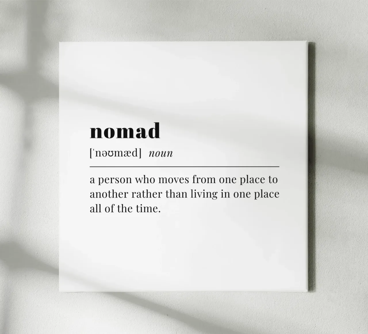 nomad tela con Cornice a cassetta da pilotpegasus