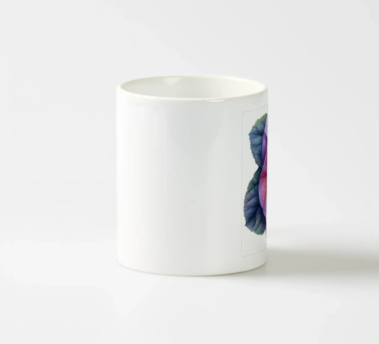 Fiore di begonia 4 tazza in ceramica da Bold Blooms