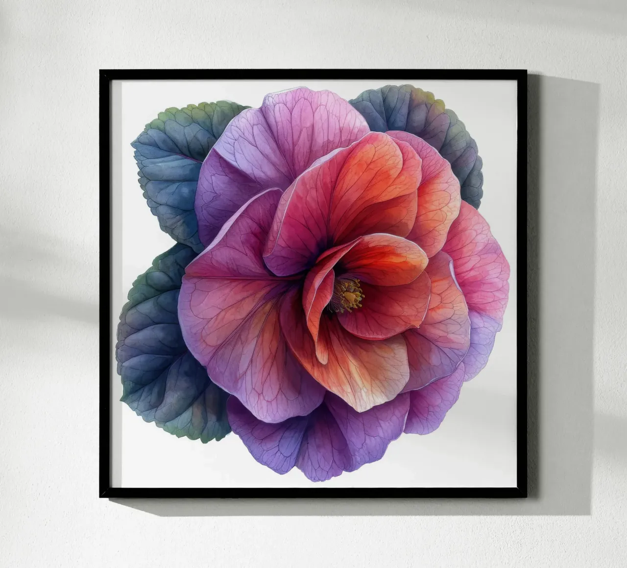 Fiore di begonia 4 carta hahnemühle da Bold Blooms